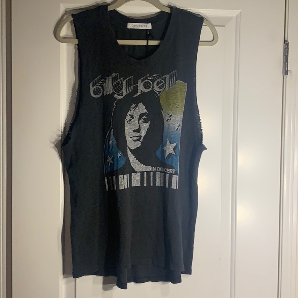 Daydreamer Black Graphic Tank Top